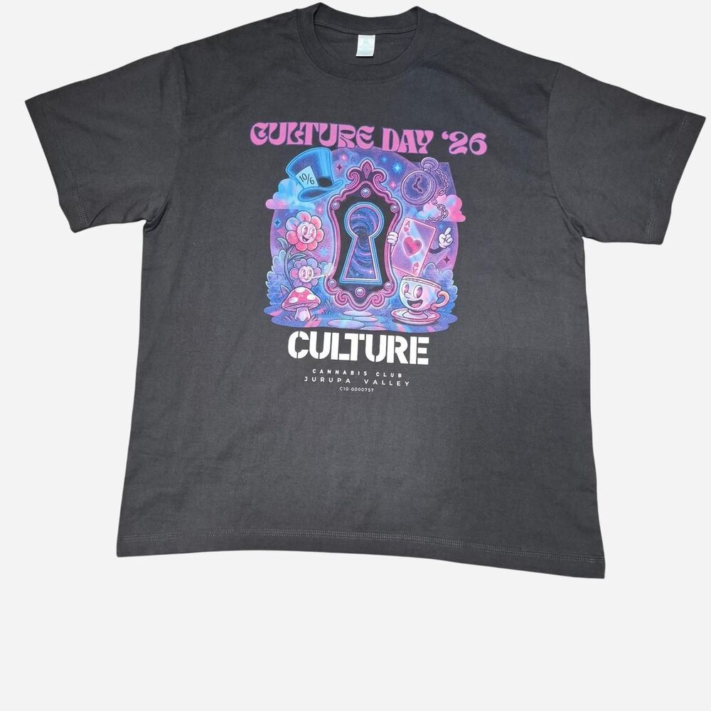 Culture Cannabis Club Jurupa Valley Culture Day '26 Graphic Tee Size 3XL